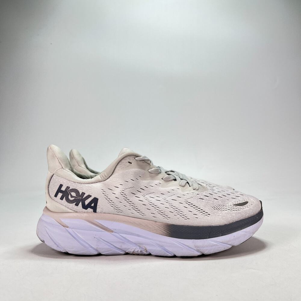 HOKA Clifton 8 Lunar Rock Nimbus Cloud Road Shoes 1121374 LRNC Women's Size 7.5B